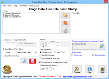 Image Date Time File Name Stamp screenshot