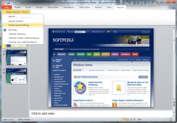 Image Importer Wizard screenshot