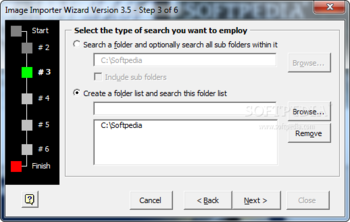 Image Importer Wizard screenshot 4