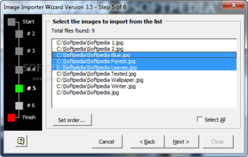 Image Importer Wizard screenshot 6