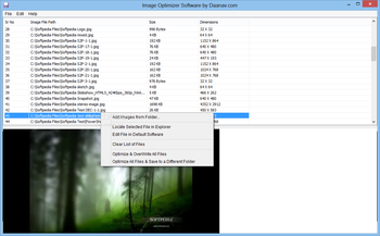 Image Optimizer Software screenshot