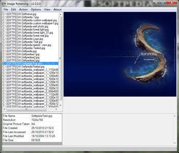 Image Renaming screenshot