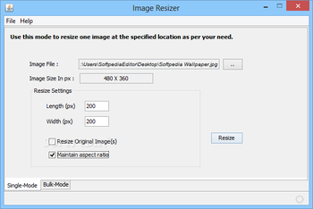 Image Resizer screenshot