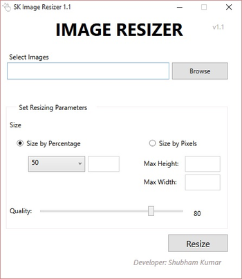 Image Resizer screenshot