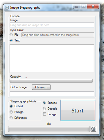 Image Steganography screenshot