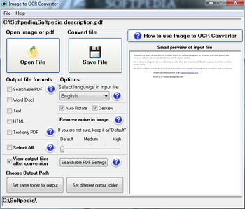 Image to OCR Converter screenshot
