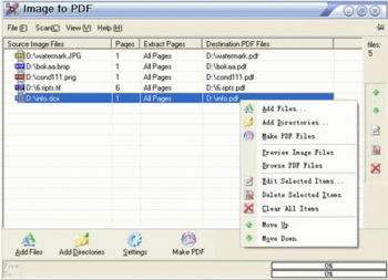 Image To PDF Command Line screenshot