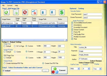 Image To PDF Converter screenshot