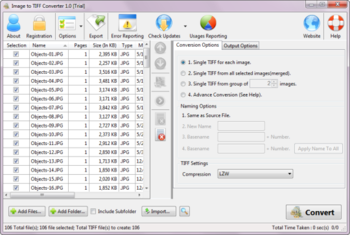 Image to TIFF Converter screenshot