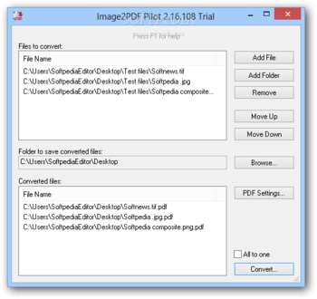Image2PDF Pilot screenshot