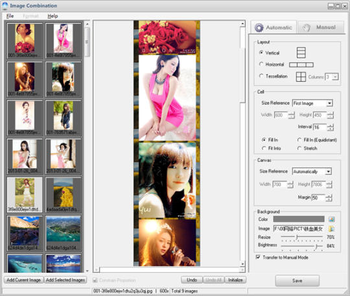 ImageCool Free Image Combination screenshot
