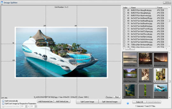 ImageCool Free Image Splitter screenshot