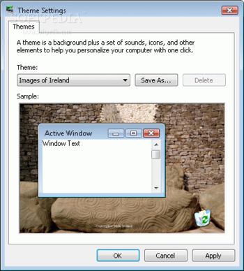 Images of Ireland Desktop Theme for Windows XP screenshot