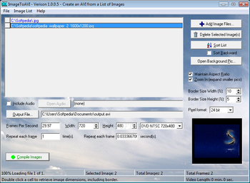 ImageToAVI screenshot 2