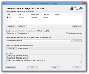 ImageUSB screenshot