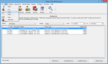 iMagic Fleet Maintenance screenshot 2