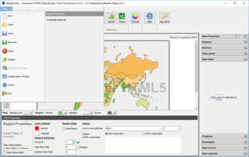 iMapBuilder Interactive HTML5 Map Builder screenshot 2