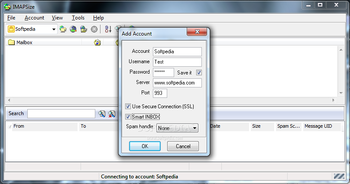 IMAPSize screenshot