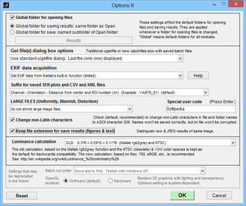 Imatest Image Sensor screenshot 11