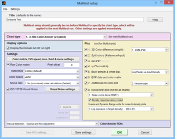 Imatest Image Sensor screenshot 12