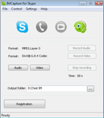 IMCapture for Skype (Windows) screenshot