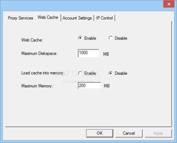 IMFirewall WProxy screenshot 3