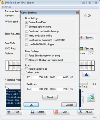 ImgTool Burn Final Edition screenshot 3