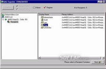 IMI GAL Exporter screenshot 2