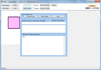 IMMA - Image Mapper screenshot