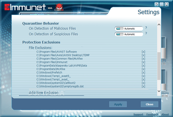 Immunet screenshot 5