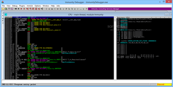 Immunity Debugger screenshot