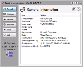 impelDeviceInfo screenshot