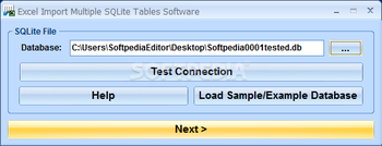 Import Multiple SQLite Tables Into Excel Software screenshot