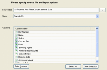 Import Table from Excel for DB2 Professional screenshot 2