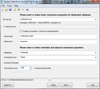 Import Table from Excel for SQL Server Pro screenshot 4