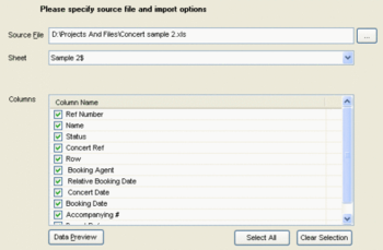 Import Table from Excel for SQL Server Professional screenshot