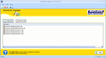 Impress Recovery screenshot 2