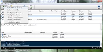 IMS Telephone On-Hold Player screenshot 6