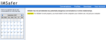 IMSafer screenshot