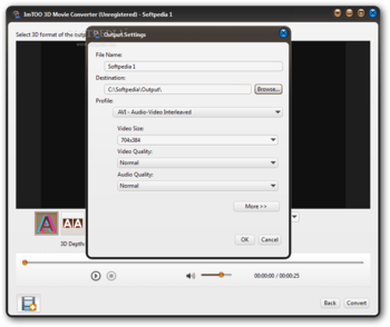 ImTOO 3D Movie Converter screenshot 3