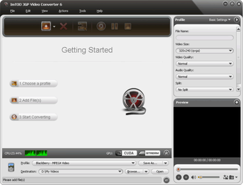 ImTOO 3GP Video Converter screenshot 3