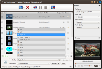 ImTOO Apple TV Video Converter screenshot 2