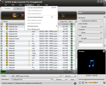 ImTOO Audio Converter Pro screenshot 4
