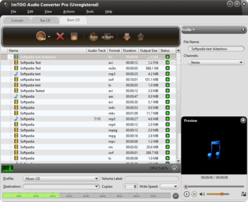 ImTOO Audio Converter Pro screenshot 7