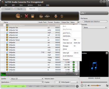 ImTOO Audio Converter Pro screenshot 8