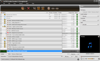 ImTOO Audio Encoder screenshot 2