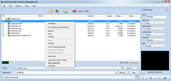 ImTOO AVI MPEG Converter screenshot