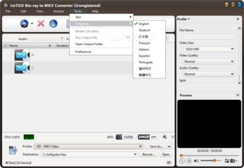 ImTOO Blu-ray to MKV Converter screenshot 6