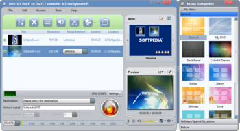 ImTOO DivX to DVD Converter screenshot 7