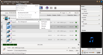 ImTOO DVD Audio Ripper screenshot 5